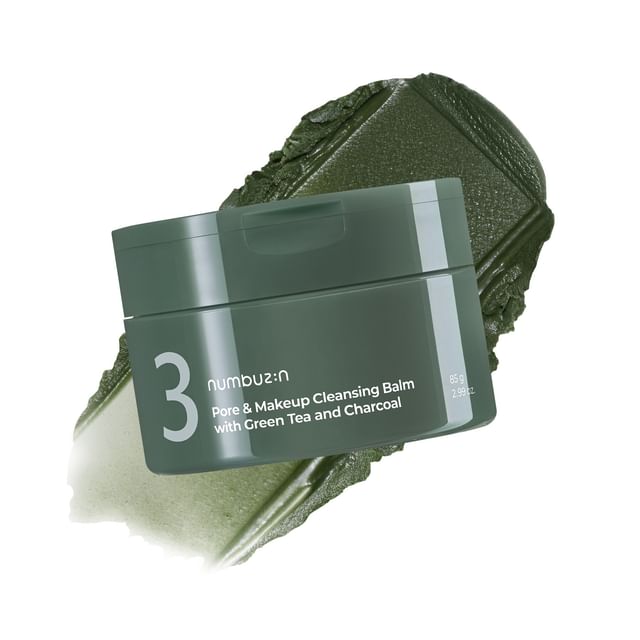 Nambuzin No.3 Pore & Makeup Cleansing Balm with Green Tea and Charcoal