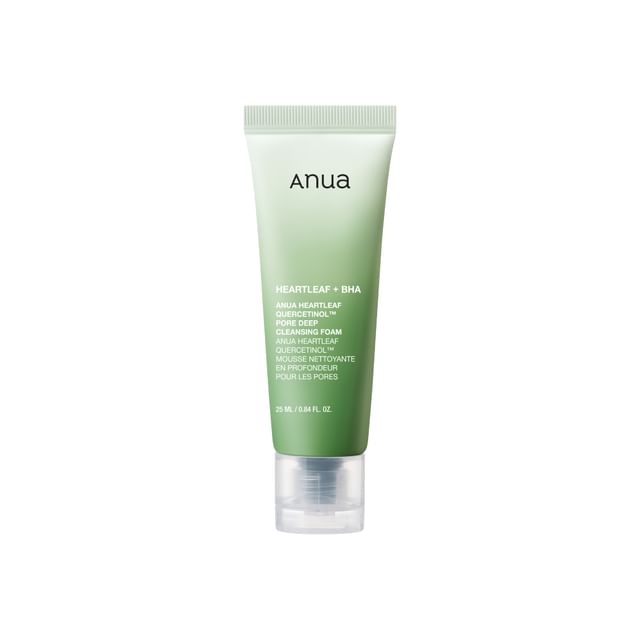 ANUA HEARTLEAF QUERCETINOL PORE DEEP CLEANSING FOAM 25ml