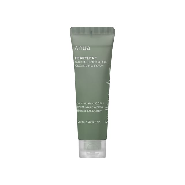 ANUA HEARTLEAF SUCCINIC MOISTURE CLEANSING FOAM 25ml