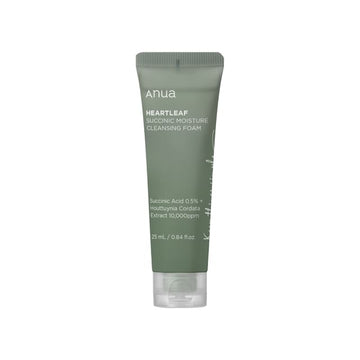ANUA HEARTLEAF SUCCINIC MOISTURE CLEANSING FOAM 25ml