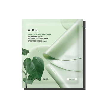 ANUA HEARTLEAF 70 SOOTHING COLLAGEN MASK 38G (1EA)*4SET