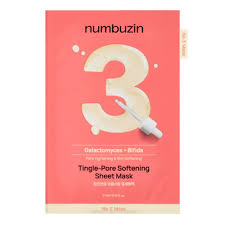 Numbuzin No.3 Tingle-Pore Softening Sheet Mask (1ea)