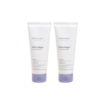 Mary&May White Collagen Cleansing Foam Duo Twin Pack(150ml x2)