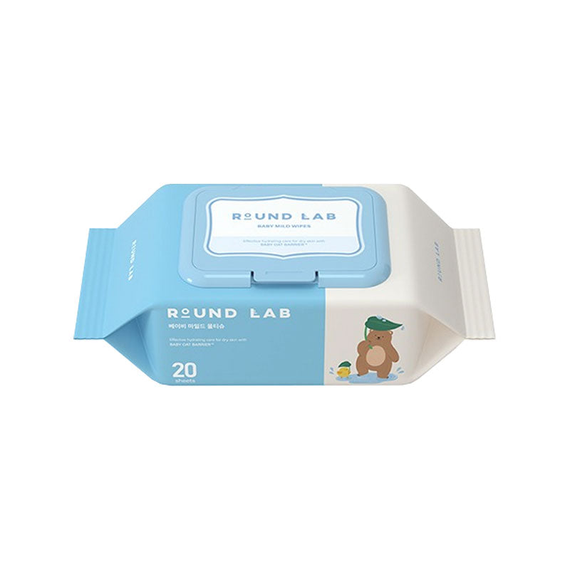 ROUND LAB BABY MILD WET WIPES 20ea