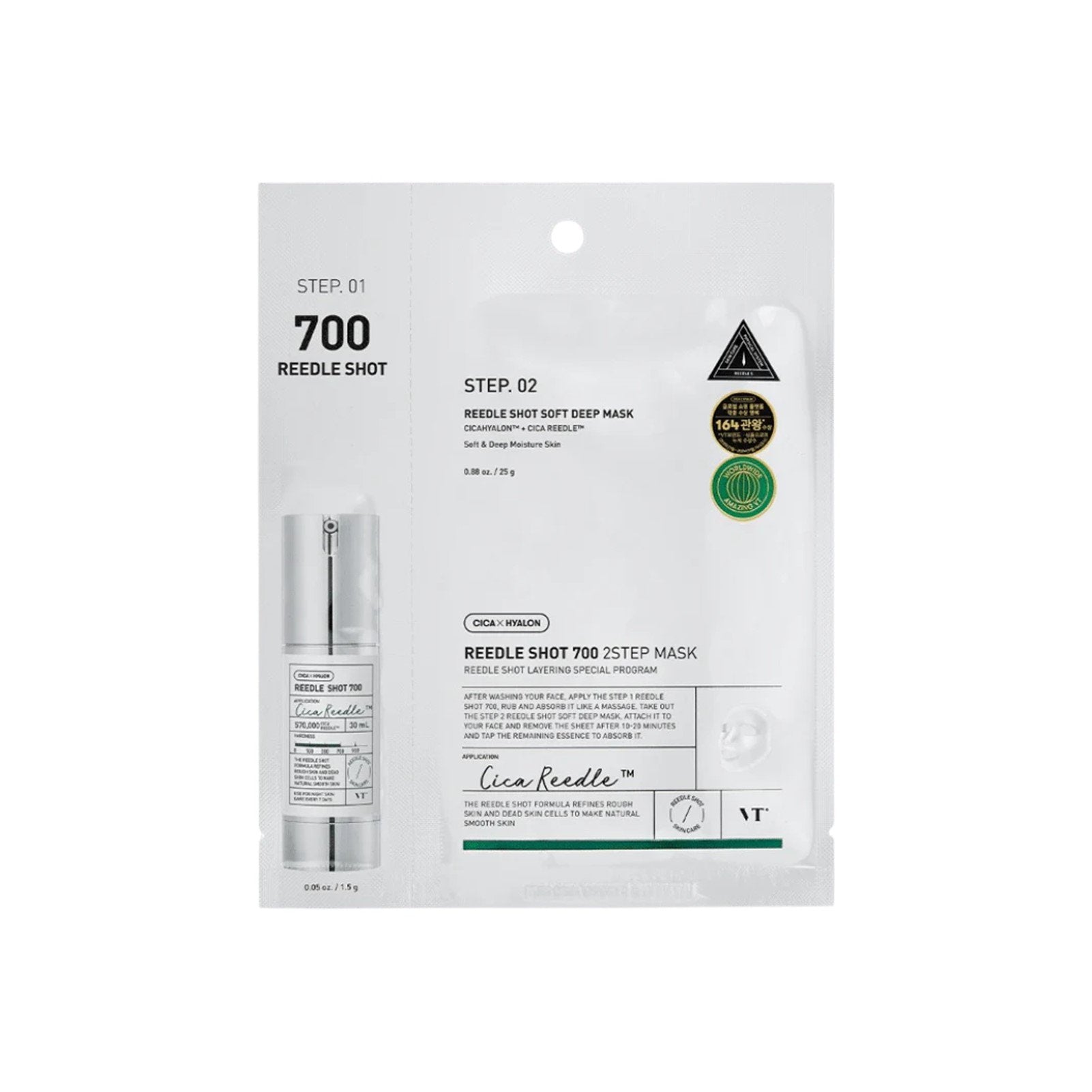 VT Cosmetics  REEDLE SHOT 700 2-STEP MASK