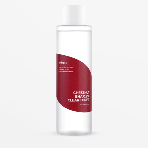 ISNTREE CHESTNUT BHA 0.9% CLEAR TONER 200ML