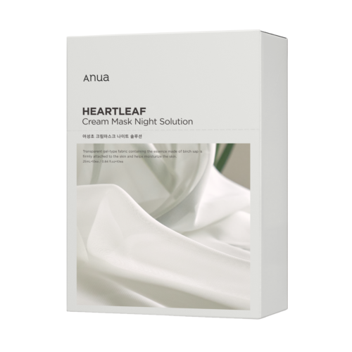 ANUA HEARTLEAF CREAM MASK NIGHT SOLUTION (25ML*10EA)