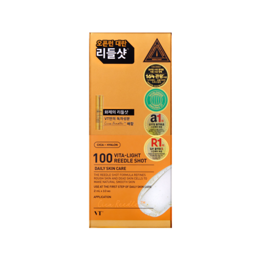 VT Cosmetics 100 VITA-LIGHT REEDLE SHOT (2ML*10EA)