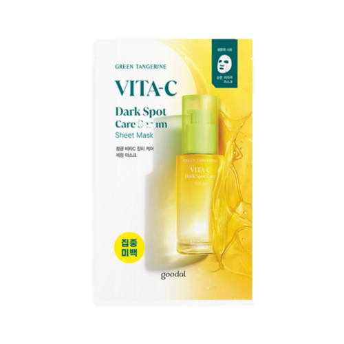 Goodal GREEN TANGERINE VITA-C DARK SPOT CARE SERUM SHEET MASK 28G