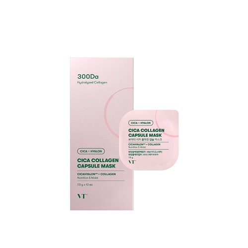 VT Cosmetics CICA COLLAGEN CAPSULE MASK (7.5G*10EA)