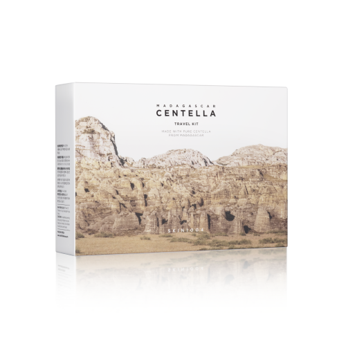 Skin1004 MADAGASCAR CENTELLA TRAVEL KIT (CLEANSING OIL 30ML+FOAM 20ML+TONER 30ML+AMPOULE 30ML+ CREAM 30ML)
