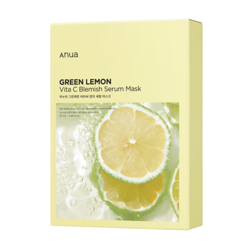 ANUA GREEN LEMON VITA C BLEMISH SERUM MASK 25ml (10PCS) (25ML*10EA)