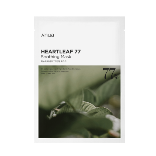 ANUA HEARTLEAF 77% SOOTHING SHEET MASK (25ML*1EA)
