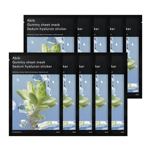 Abib GUMMY SHEET MASK SEDUM HYALURON STICKER (27ML*10EA)